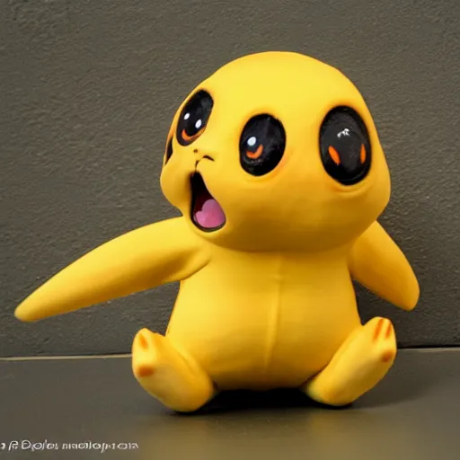 Image similar to a cross between pikachu, and charmander