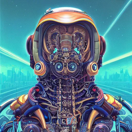 Image similar to high quality high detail biomechanical portrait of diesel punk in an alien world, tristan eaton, victo ngai, artgerm, rhads, ross draws, hyperrealism, intricate detailed, alphonse mucha, 8 k, sci - fi, pastel colors, artstation,