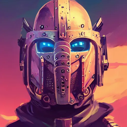 Image similar to cyberpunk viking helmet mask warrior goddess robot ninja fantasy, art gta 5 cover, official fanart behance hd artstation by jesper ejsing, by rhads, makoto shinkai and lois van baarle, ilya kuvshinov, ossdraws