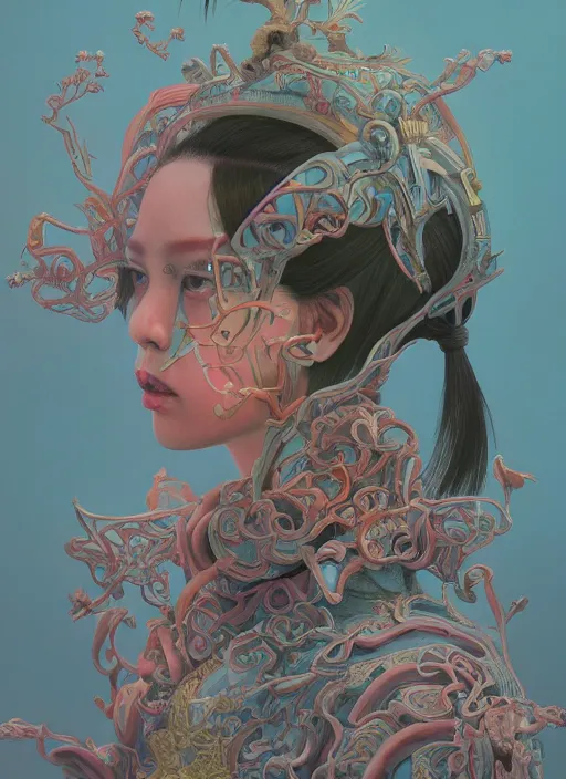 Prompt: Chinese :: by Martine Johanna and Simon Stålenhag and Chie Yoshii and Casey Weldon and wlop :: ornate, dynamic, particulate, rich colors, intricate, elegant, highly detailed, centered, artstation, smooth, sharp focus, octane render, 3d