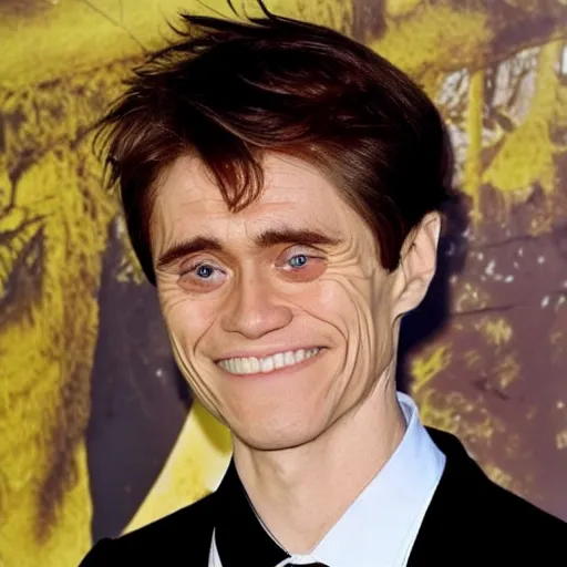 Image similar to the son of daniel radcliff and willem dafoe