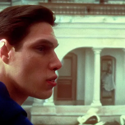 Image similar to Live Action Still of Jerma in Animal House, real life, hyperrealistic, ultra realistic, realistic, highly detailed, epic, HD quality, 8k resolution, body and headshot, film still