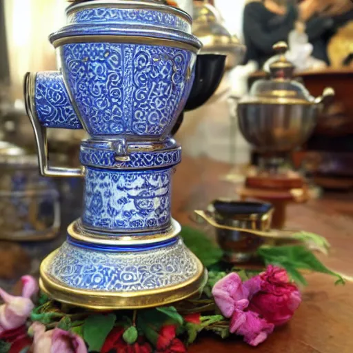 Prompt: A beautiful samovar.