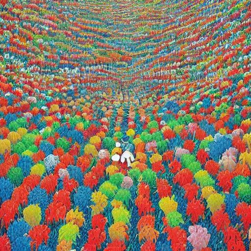 Image similar to Where's Waldo by Hiroo Isono