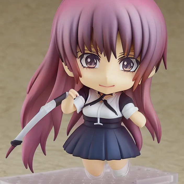 Prompt: An anime Nendoroid of A LOVELY GIRL, figurine, detailed product photo