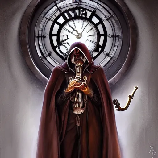 Prompt: amazing lifelike award winning clockwork grim reaper trending on art station artgerm greg rutowski alpgonse mucha cinematic