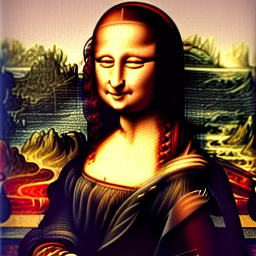 Image similar to 'Mona Lisa' painted by Mozart