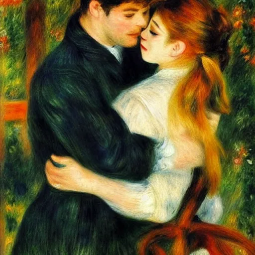 Prompt: a beautiful painting by renoir