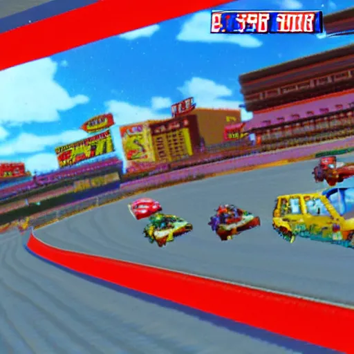 Image similar to screenshots of daytona usa 1 9 9 5