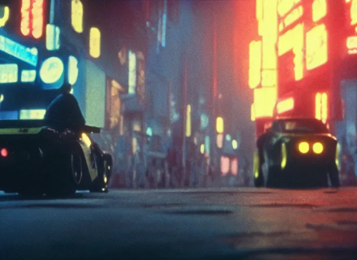 Image similar to film still pikachu in blade runner, 8 k