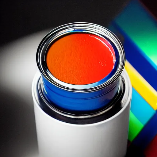 Image similar to can of paint, modern, professional photography, studio lighting