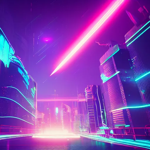 Cyberpunk 2077, synthwave, sci-fi games, futuristic, neon city, Games, HD  wallpaper