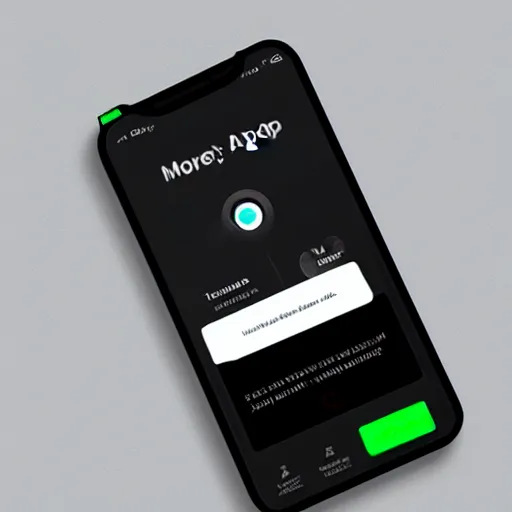 Prompt: mobile app modern UI for a bank