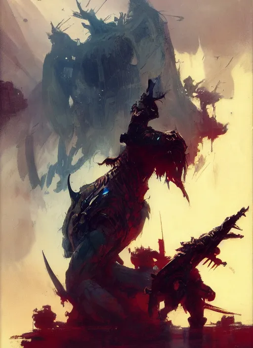 Image similar to goliath, intricate, elegant, highly detailed, vivid colors, john park, frazetta, sparth, ruan jia, jeffrey catherine jones