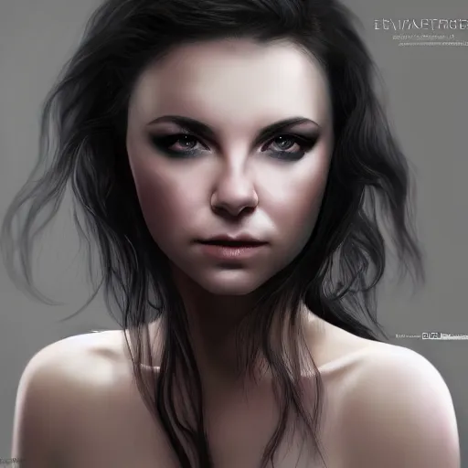 Prompt: evanescence, award winning creature portrait photography, extremely detailed, artstation, 8 k, sensual lighting, incredible art, wlop, artgerm