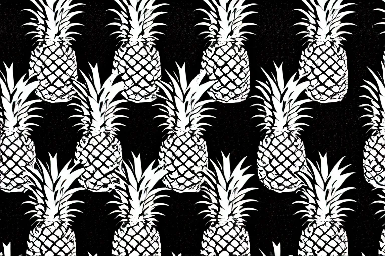 Image similar to pineapple, stereogram, digital artwork