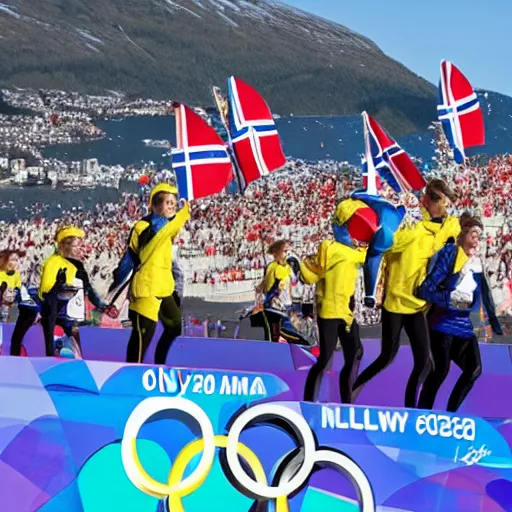 Image similar to Olympic Summer Games in Norway, 2060
