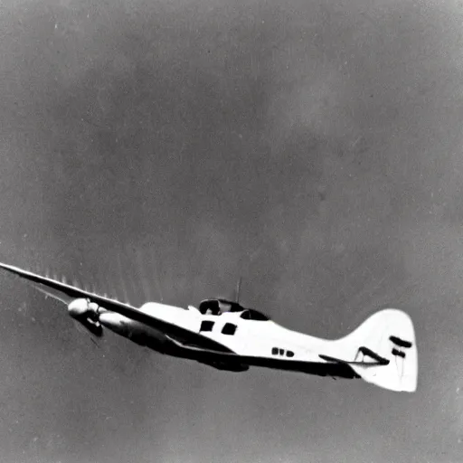 Image similar to Iguana flying a plane, vintage photograph