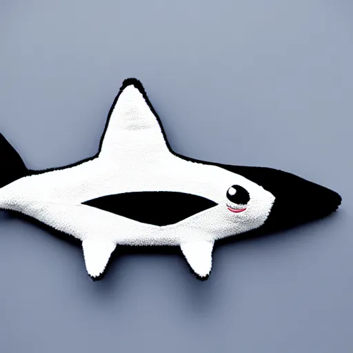 Image similar to beautiful photograph of a cute minimal shark plush, advert, magazine, studio