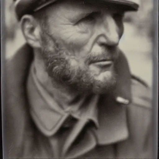 Image similar to a soviet man portrait, photorealistic, 24mm film