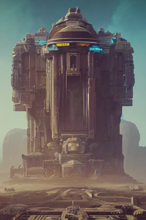 Image similar to ancient space relic. intricate artwork by beeple. third person, beautiful, full view, cinematic lighting, octane render, trending on artstation, greg rutkowski very coherent symmetrical artwork. cinematic, hyper realism, high detail, octane render, 8k