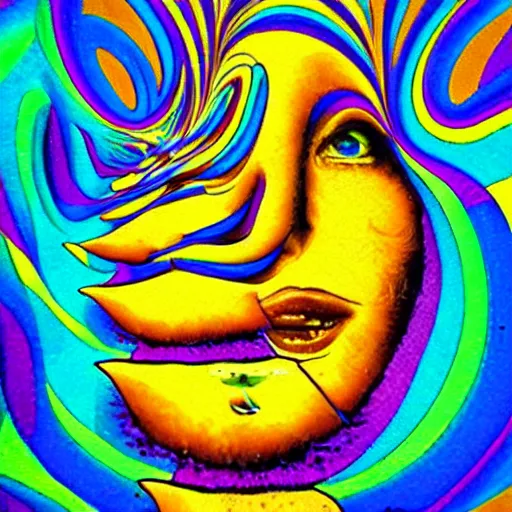 Prompt: trippy art