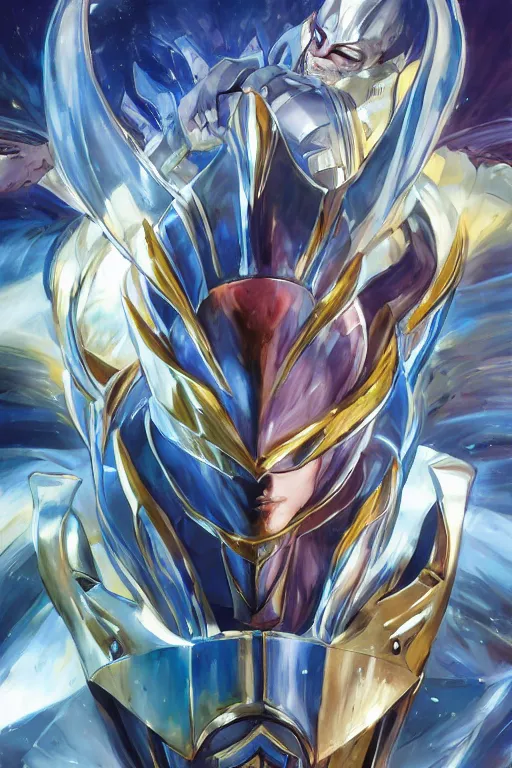 Image similar to 3 d 2 0 2 2 knights of the zodiac saint seiya battle for sanctuary hero suit armor comics mask minimalist, behance hd by jesper ejsing, by rhads, makoto shinkai and lois van baarle, ilya kuvshinov, rossdraws global illumination