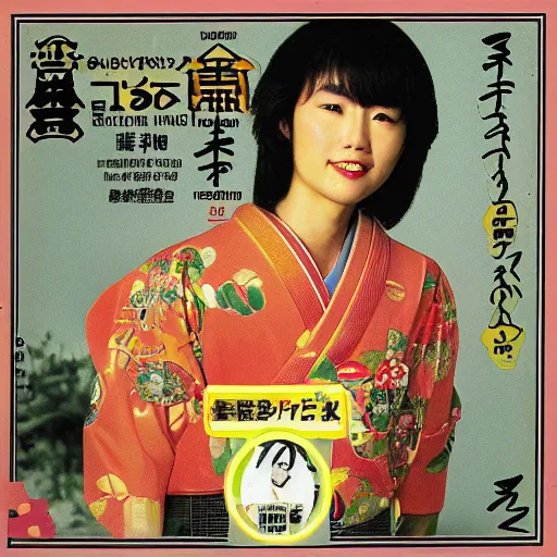 Image similar to japanese style 1 9 8 0 s cd cover