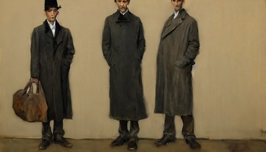 Prompt: painting by borremans, sherlock holmes, detailed, stunning