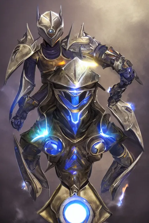 Image similar to helmet armor guardian destiny in witch queen illumination ray tracing hdr fanart arstation by sung choi robot ninja mask and eric pfeiffer and gabriel garza and casper konefal