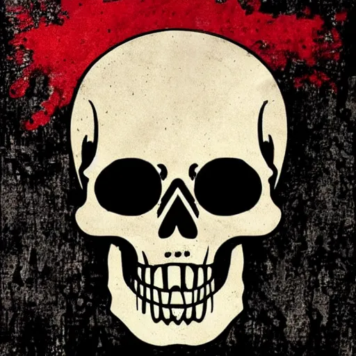 Image similar to punk rock skull