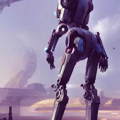 Prompt: a giant female robot, digital art, 8 k resolution, mech, unreal engine, highly detailed, photorealistic by wlop, greg rutkowski