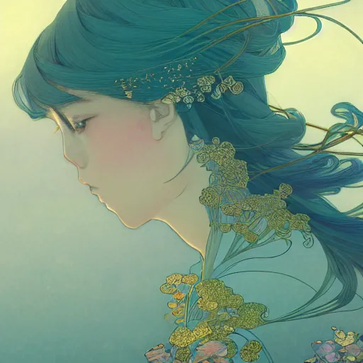 Image similar to a beautiful exquisite delicate hyperdetailed character design 4 k wallpaper illustration of a phoenix princess, victo ngai style, finely detailed perfect face delicate features directed gaze, style of studio ghibli, makoto shinkai, raphael lacoste, louis comfort tiffany, denoise, deblurring, artgerm, james jean, ross tran, alphonse maria mucha, chinese style