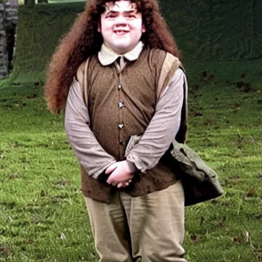 Image similar to a photo of young hagrid as a child