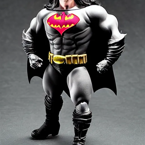 Image similar to glenn danzig as batman, action figure,