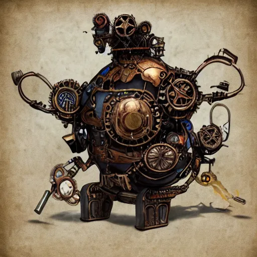 Image similar to steampunk zerg