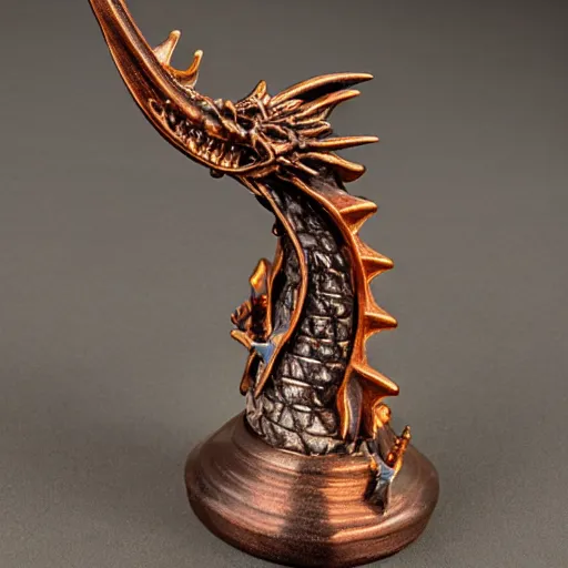 Image similar to A dragon chess piece,