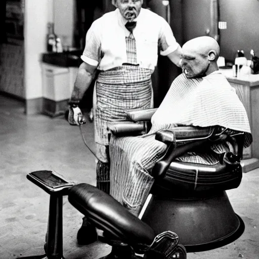 Image similar to floyd the barber longs for the good old days