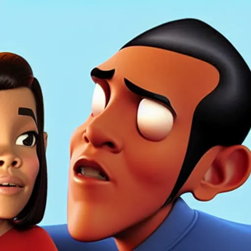 Image similar to barack obama in The Incredibles