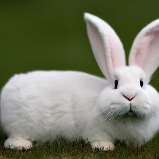 Prompt: a cloud shaped as a rabbit