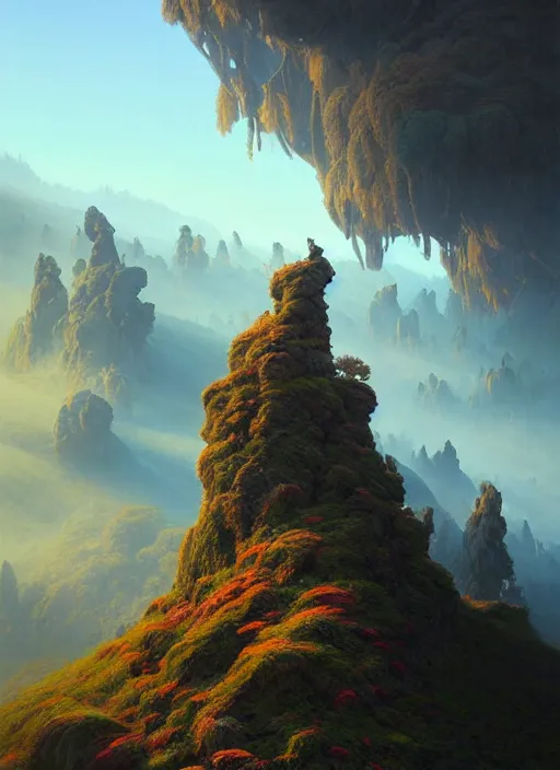 Image similar to spring mornings in the low - poly hills, diffuse lighting, fantasy, intricate, surrealism!!!!, highly detailed, lifelike, photorealistic, digital painting, artstation, illustration, concept art, smooth, sharp focus, by greg rutkowski, chris tulloch mccabe, valentina remenar and asher duran,