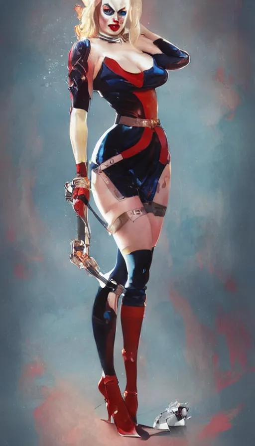 Harley Quinn Pastel by Andre Ajibade - Fine Art America