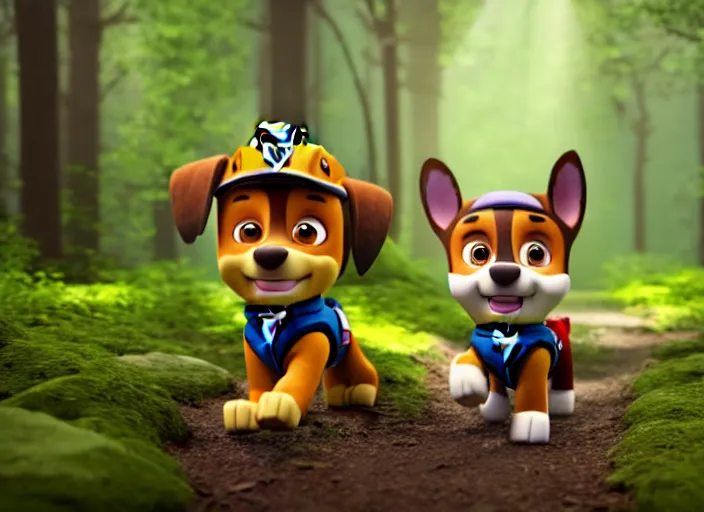 Walking paw patrol dog sale