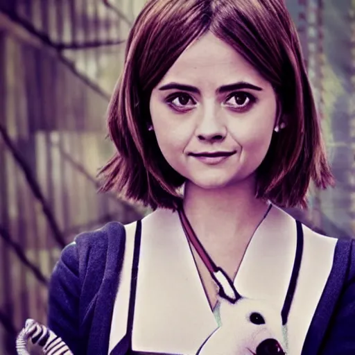 Image similar to jenna coleman as an anime character