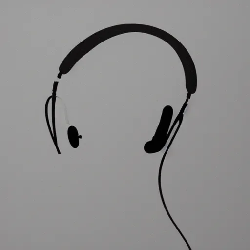 Image similar to a bird wearing headphones