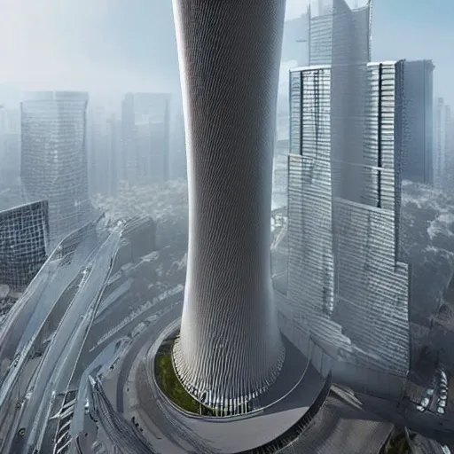 Image similar to bat tower designed by Norman Foster