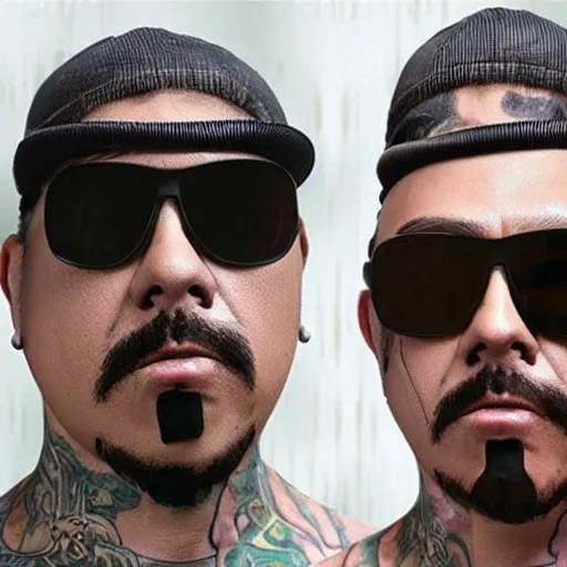 Image similar to cyberpunk cholo