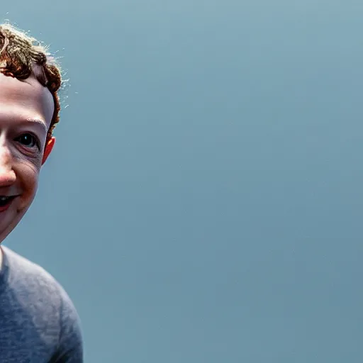 Prompt: mark zuckerberg made of water