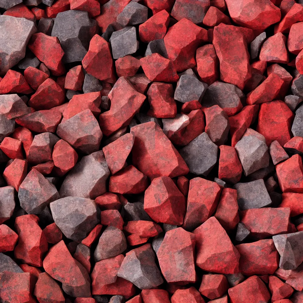 Prompt: red gemstone ore texture material, high definition, high detail, 8k, photorealistic