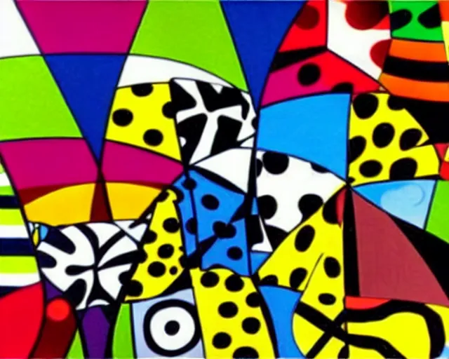 Image similar to romero britto